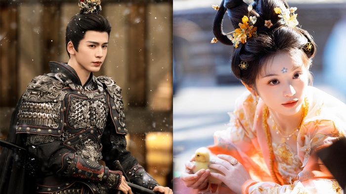 Truong Lang Hach, Dien Hi Vi star in the movie "Axis of Jade". Photo: VieON.