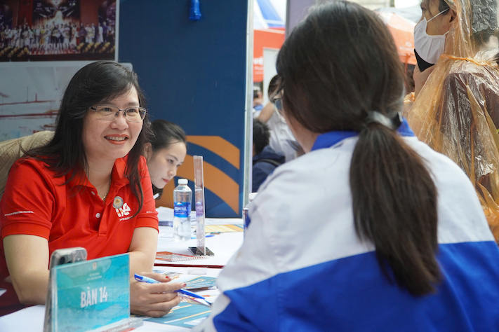 TS Trịnh Thanh Huyền – Viện trưởng Viện Đào tạo Quốc tế. Ảnh: Tường Vân