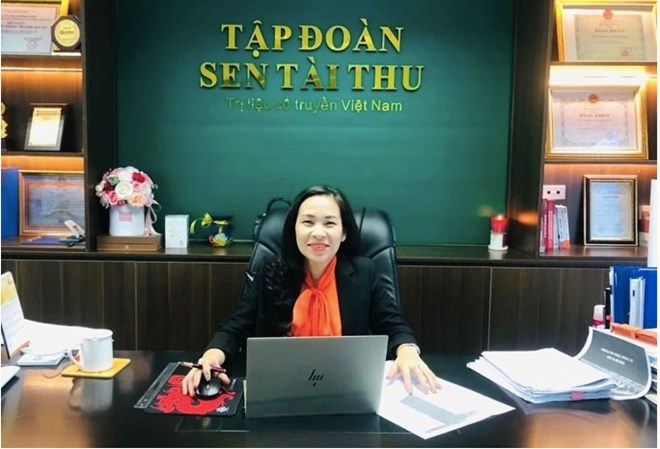 Nguyễn Thị Lan Hương - cựu Tổng Giám đốc Tập đoàn Sen Tài Thu. Ảnh: Sen Tài Thu