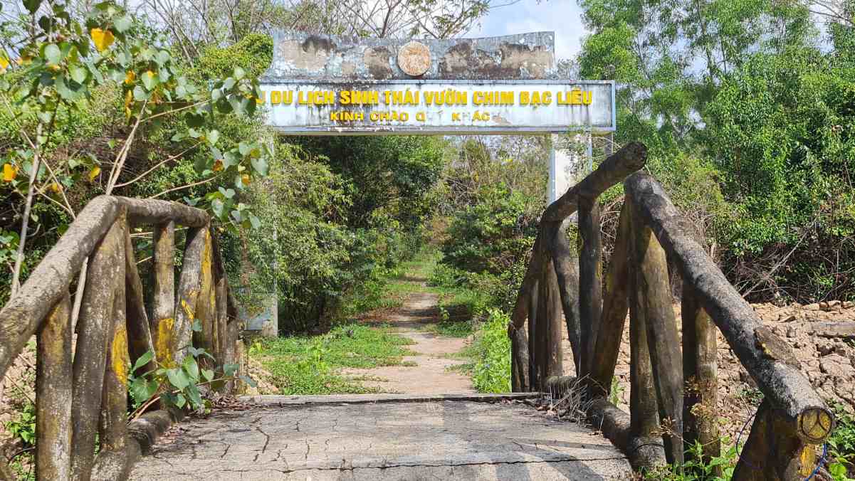 Bac Lieu bird garden tourism potential has not been awakened. Photo: Nhat Ho.