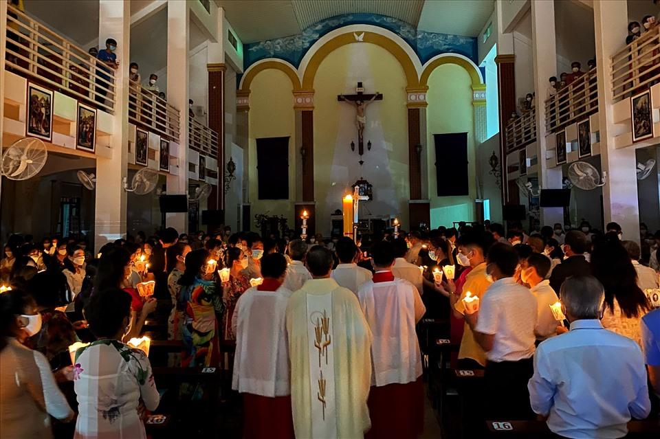 Images at the Easter Festival of Can Tho Catholics in 2022. Photo: Yen Phuong