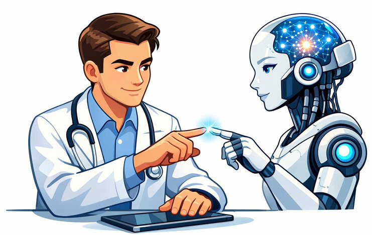 A major related to artificial intelligence is expected to be opened at Hanoi Medical University. Graphics: Huong Giang