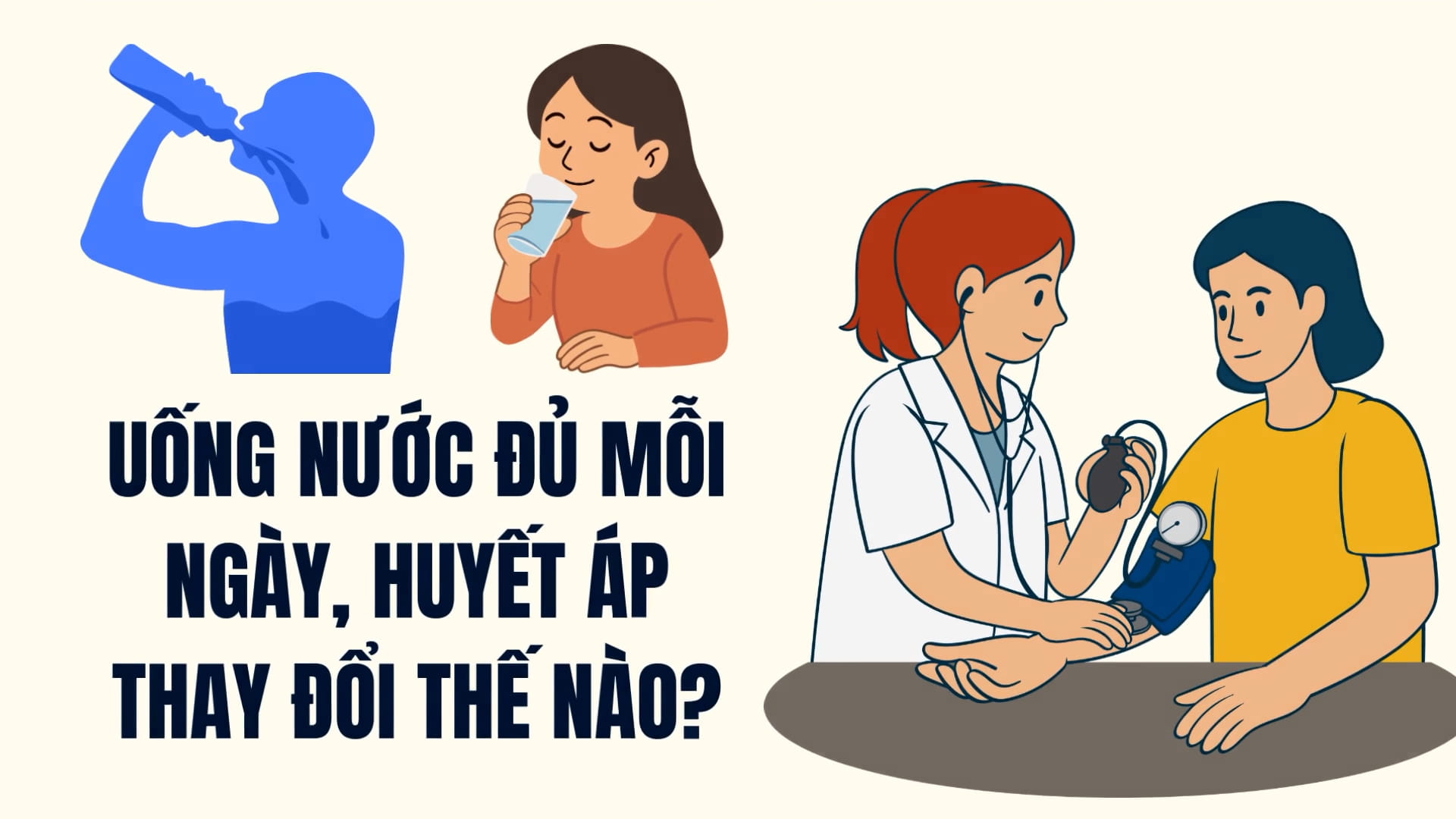 Boire suffisamment d'eau chaque jour, comment la tension artérielle change-t-elle?