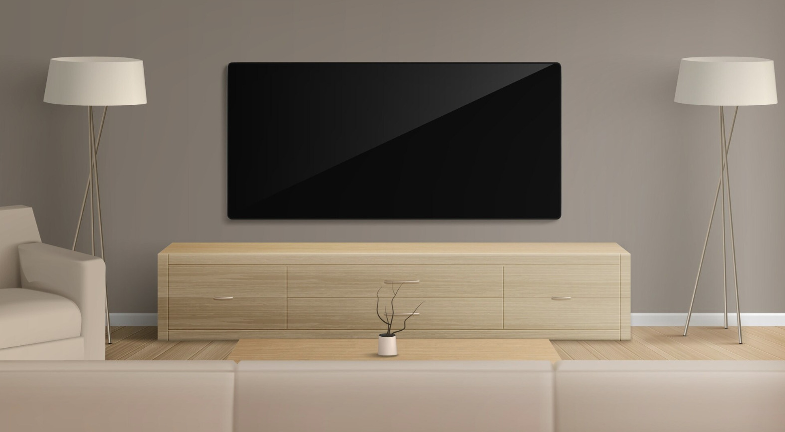 Accidentally placing an object next to a TV without knowing this can reduce the lifespan of the device. Photo: Thuy Duong