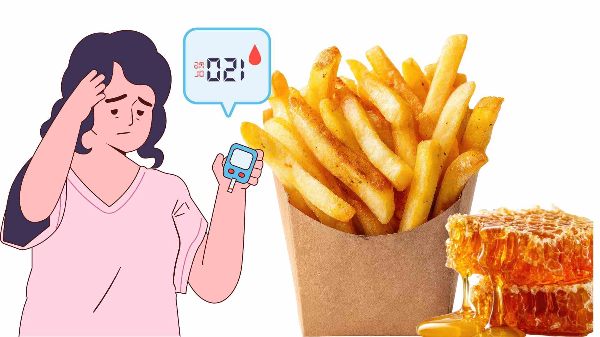 Blood sugar can rise sharply because breakfast is high in refined starch. Graphics: Ha May