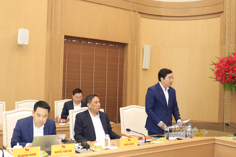 Ông Dương Quốc Huy - Bí thư Tỉnh ủy Lào Cai phát biểu tại Hội nghị. Ảnh: Văn Đức