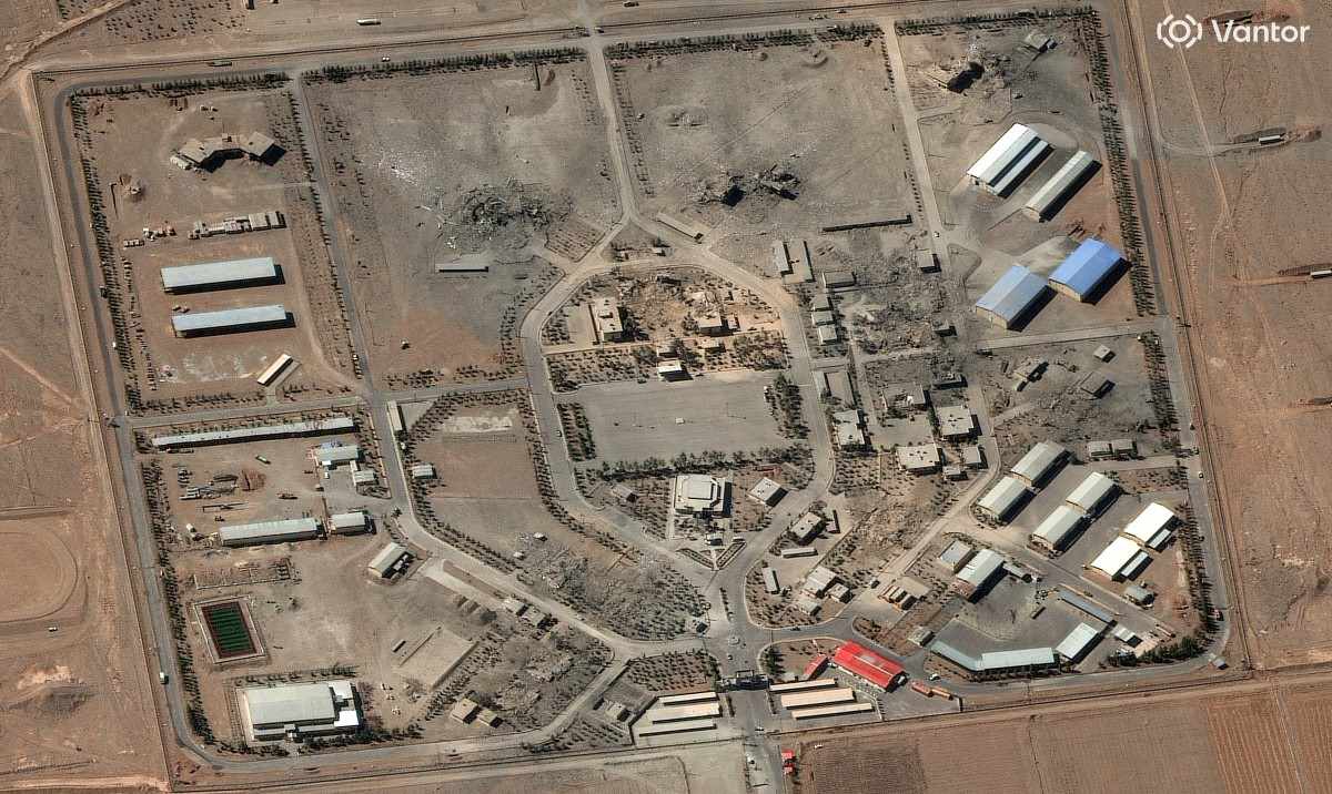 Military facility in Isfahan, central Iran after being hit by US-Israeli airstrikes, March 8, 2026. Photo: AFP