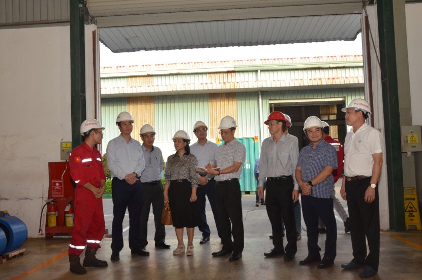 VGCL surveys labor safety culture at units under the National Industry - Energy Group Trade Union. Photo: VGCL