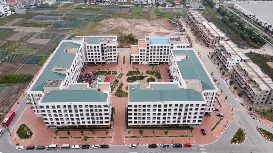 Worker and expert housing project in Dong Mai Industrial Park, Quang Ninh province. Photo: Doan Hung