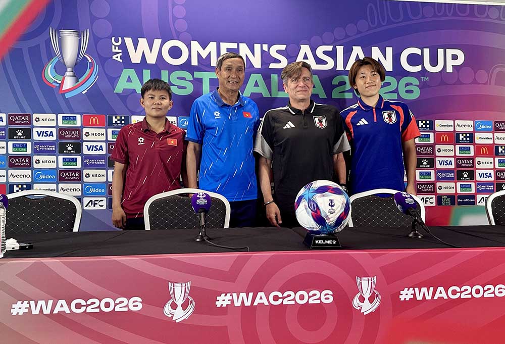 Tuyển nữ Việt Nam hướng tới trận đấu quyết định với Nhật Bản. Ảnh: VFF