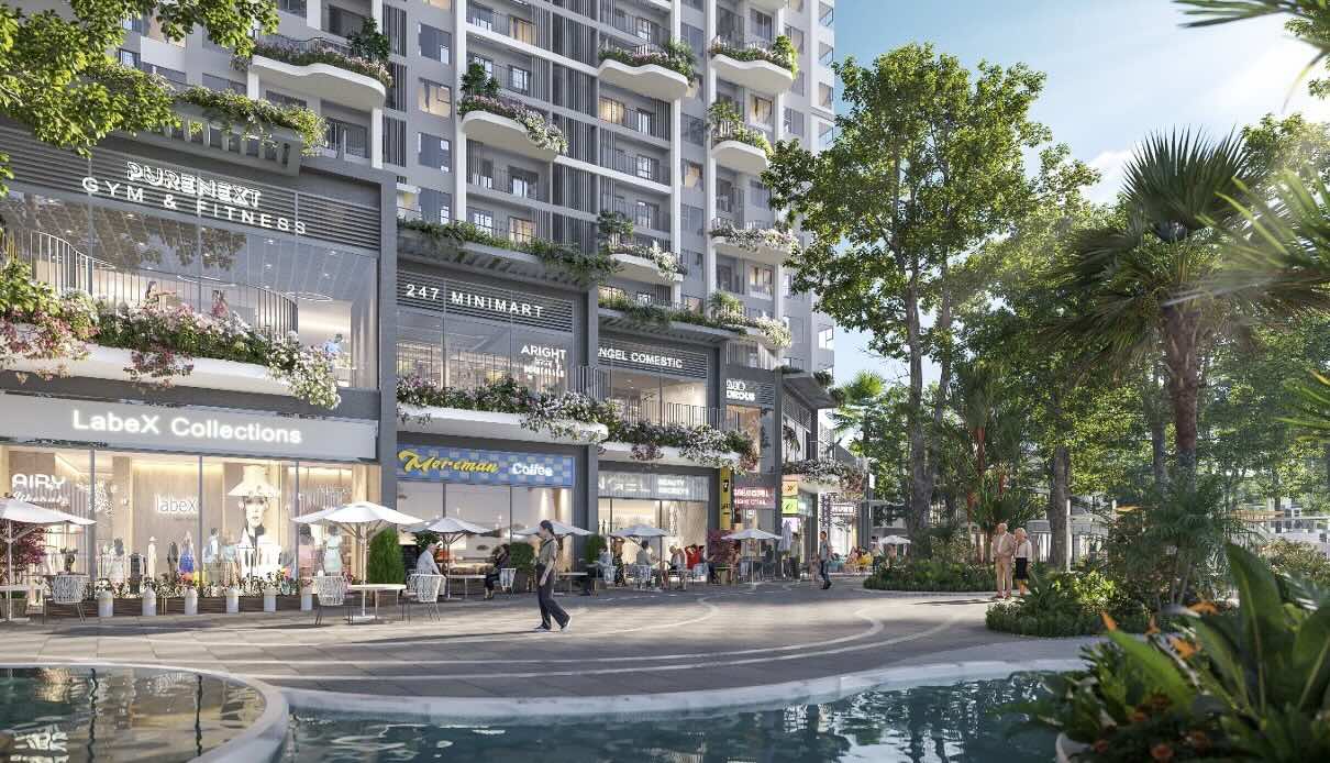 Shop thương mại khối đế cho khả năng sinh lợi nhuận cao  