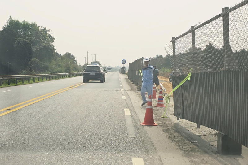 Nhiều tai nạn xảy ra trong quá trình thi công mở rộng tuyến cao tốc Nội Bài – Lào Cai. Ảnh: Đinh Đại