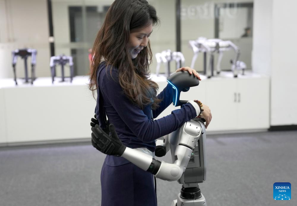 The Chinese government is making efforts to complete the legal framework for artificial intelligence. Photo: Xinhua