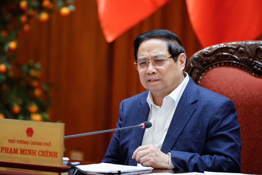 Prime Minister Pham Minh Chinh clearly stated that KPI on law-making is a tool for the Government and Government leaders to operate on the basis of data. Photo: VGP/Nhat Bac
