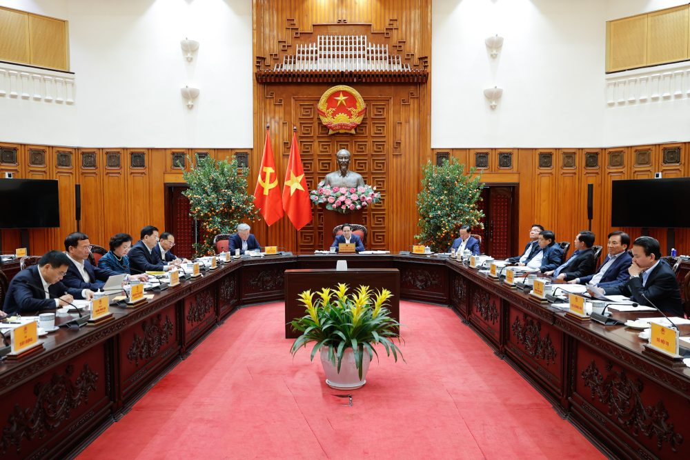 Cuộc họp của Thường trực Chính phủ ngày 10.3. Ảnh: VGP