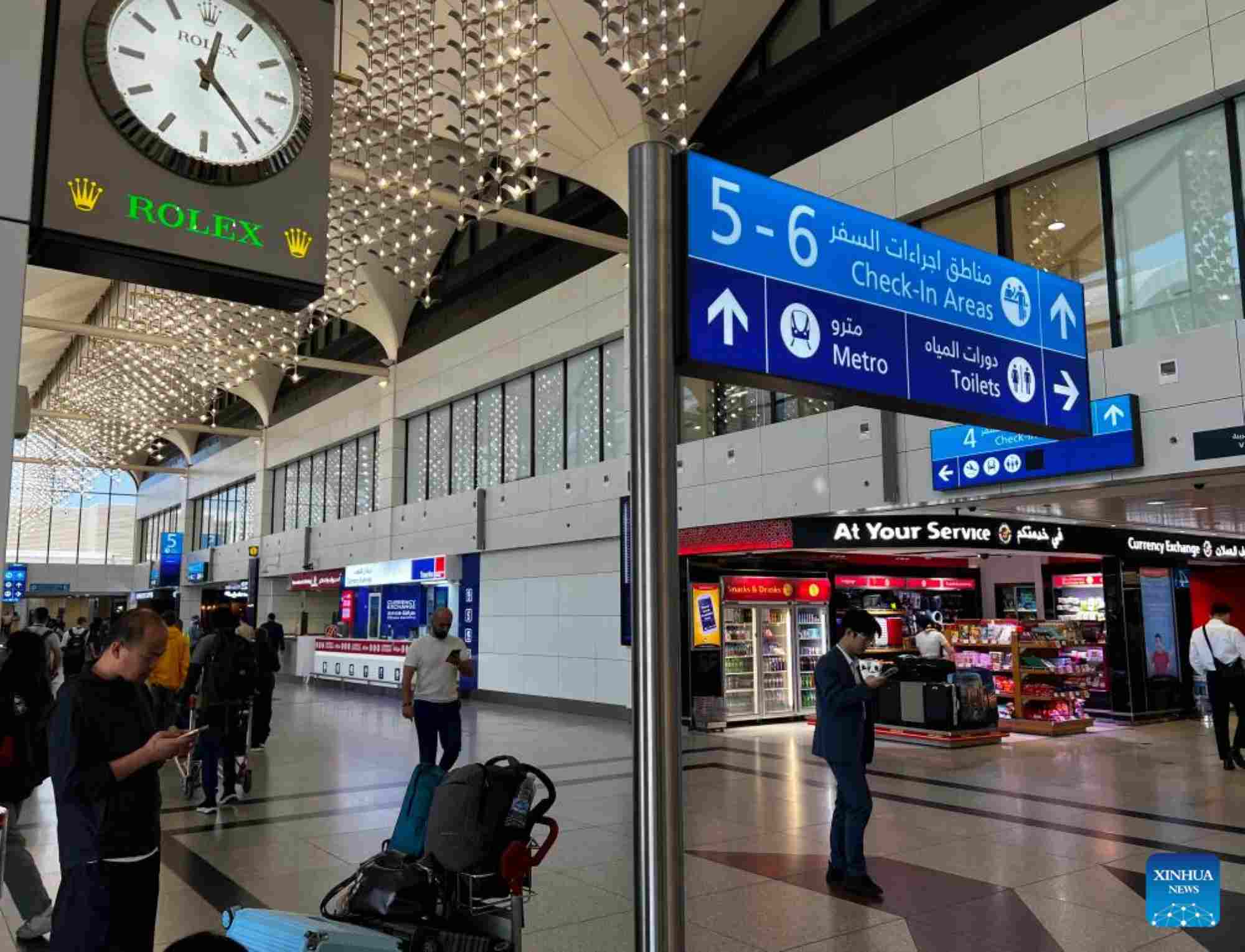 Dubai International Airport, United Arab Emirates (UAE), March 7, 2026. Photo: Xinhua