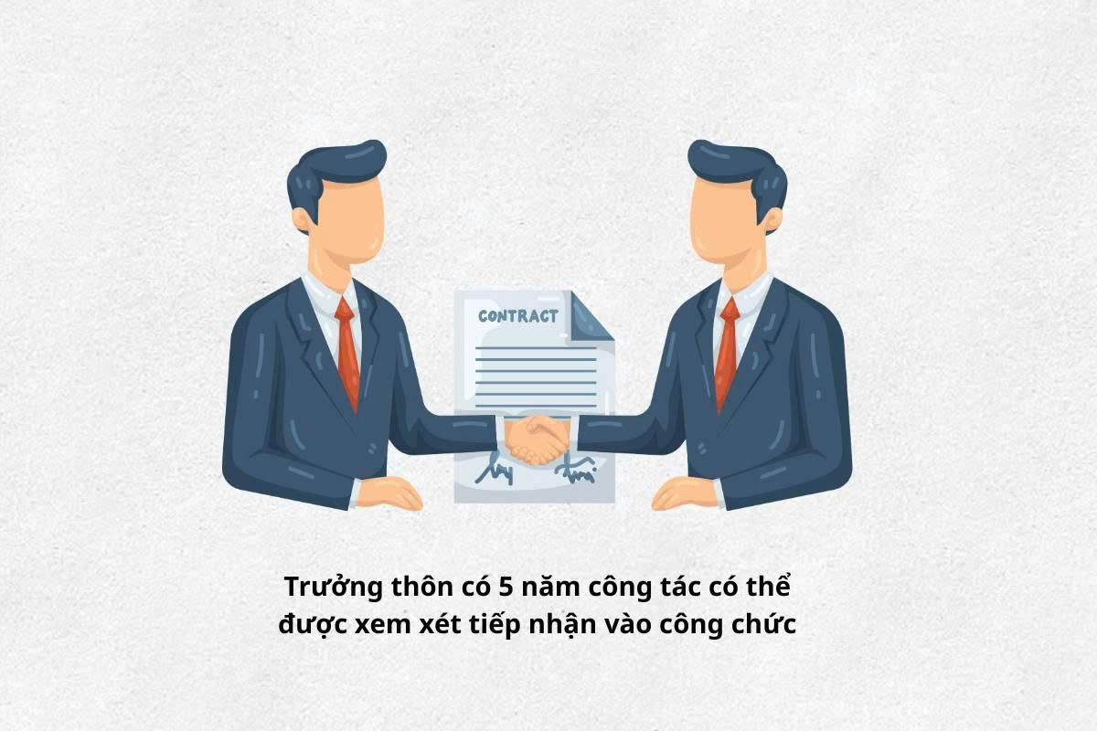 Regulations on 5 years of working experience when receiving civil servant positions for village heads