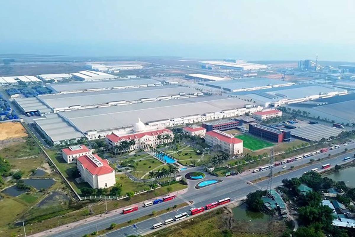 Overview of Hai Ha Seaport Industrial Park, Quang Ninh province. Photo: Quang Ha Commune E-Port