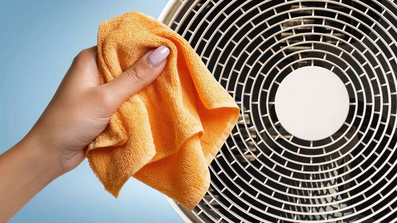 Tips to clean electric fans in 5 minutes, without removal or installation