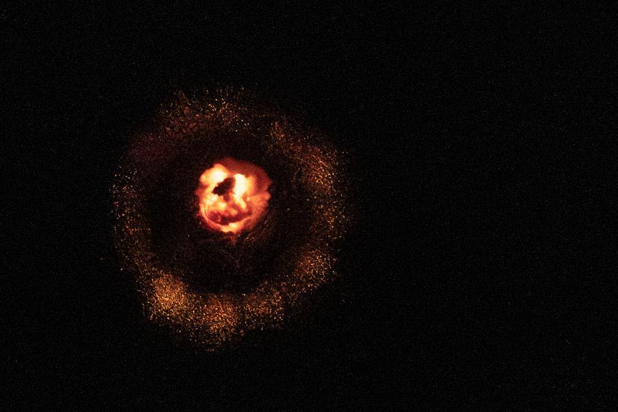 Iran announces upgrade of missile attack. Pictured is a missile intercepted by Israel's air defense system over Haifa, Israel, March 7, 2026. Photo: Xinhua