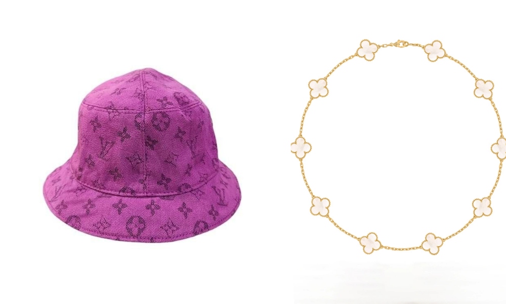 Cận cảnh 2 món đồ phụ kiện trị giá hơn 300 triệu đồng của vợ cầu thủ Duy Mạnh. Ảnh: Cắt từ video.