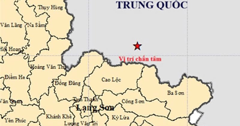 Động đất gần biên giới Việt - Trung, người dân Lạng Sơn cảm nhận rung lắc