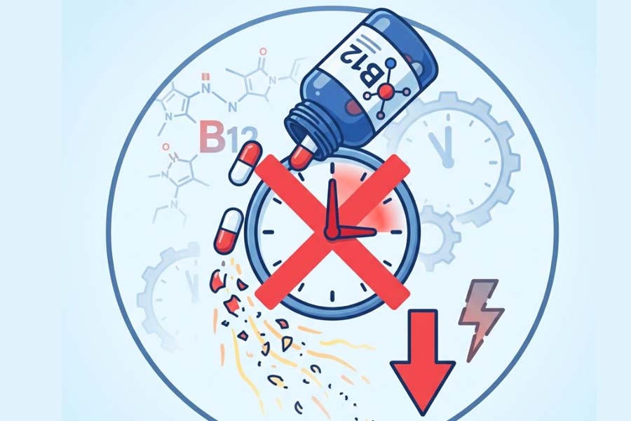 Tomar vitamina B12 en el momento equivocado puede reducir la eficacia. Gráfico: Thien Nhan