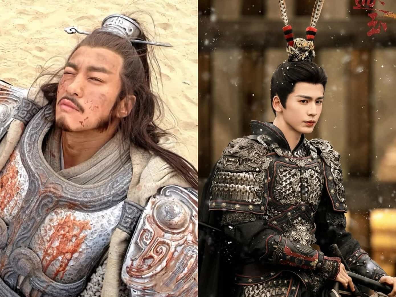 Khán giả không ngừng so sánh hình tượng tướng quân của Hà Nhuận Đông và Trương Lăng Hách. Ảnh cắt từ phim