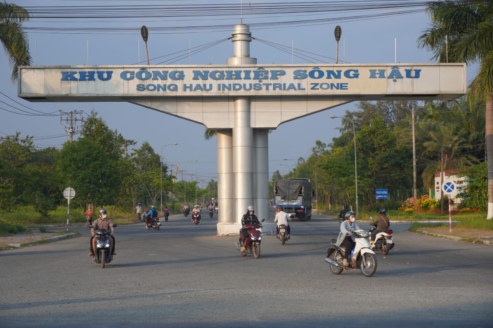 KCN Sông Hậu. Ảnh: Tạ Quang