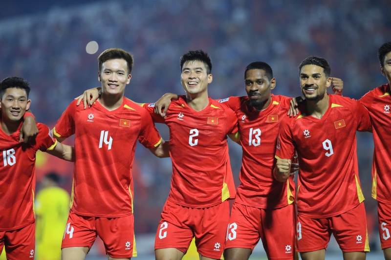 The Vietnamese team has gone through 17 unbeaten matches. Photo: Minh Dan