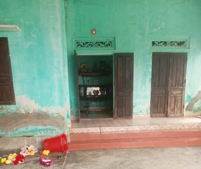 Nhà của chị Hồng Giang. Ảnh: Gia đình cung cấp