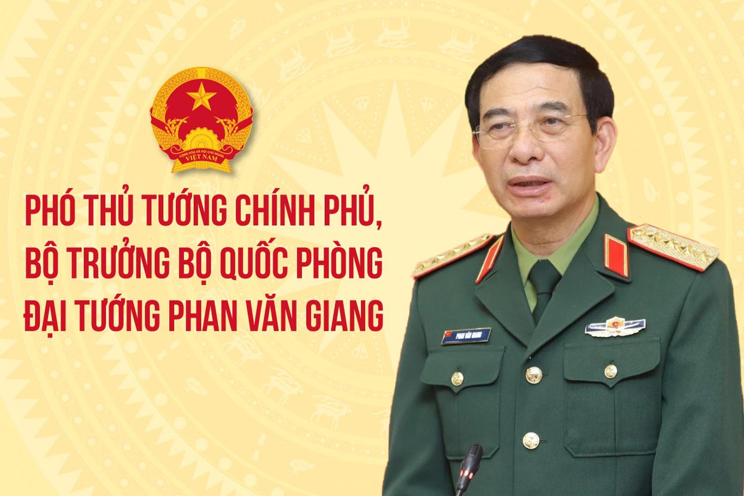 The National Assembly approved the appointment of General Phan Van Giang as Deputy Prime Minister, Minister of National Defense for the term 2026-2031. Photo: Van Thang