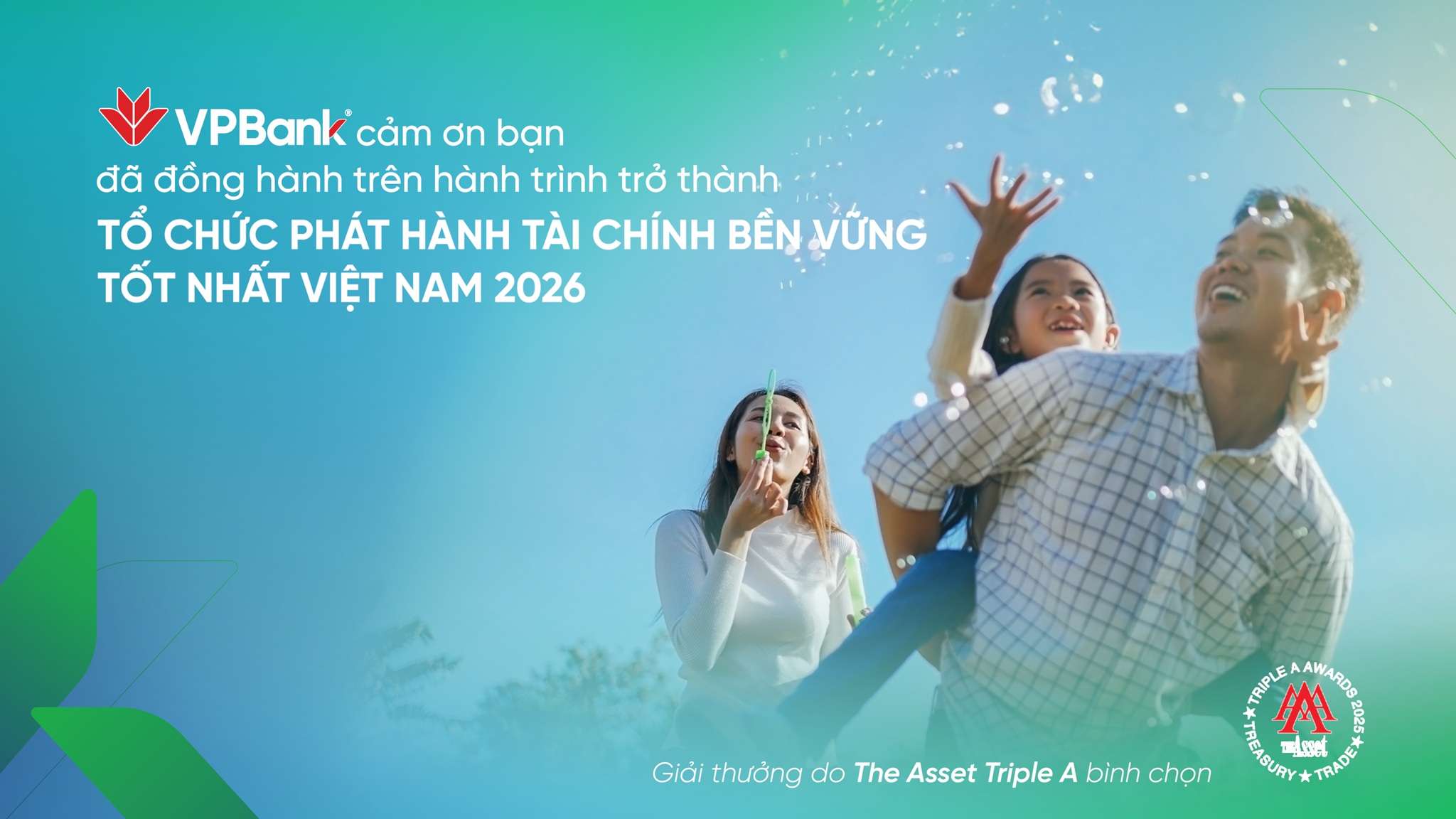 VPBank là đại diện duy nhất của Việt Nam được vinh danh ở giải thưởng năm nay. Ảnh: VPBank