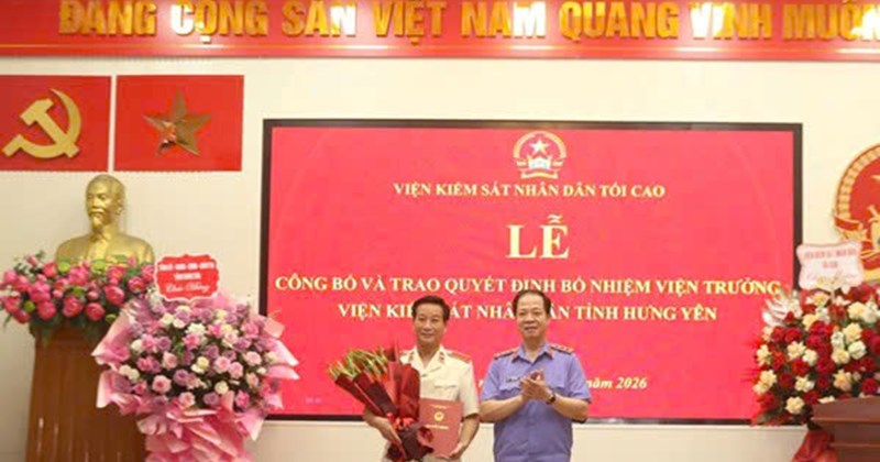 Ông Nguyễn Hoàng Dương làm Viện trưởng Viện kiểm sát Hưng Yên