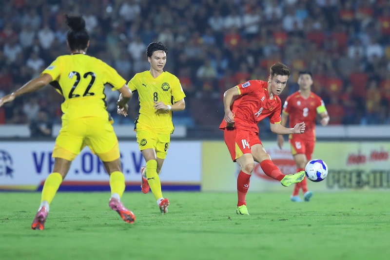 The Malaysian team has continuously dropped in rankings in recent times. Photo: Minh Dan