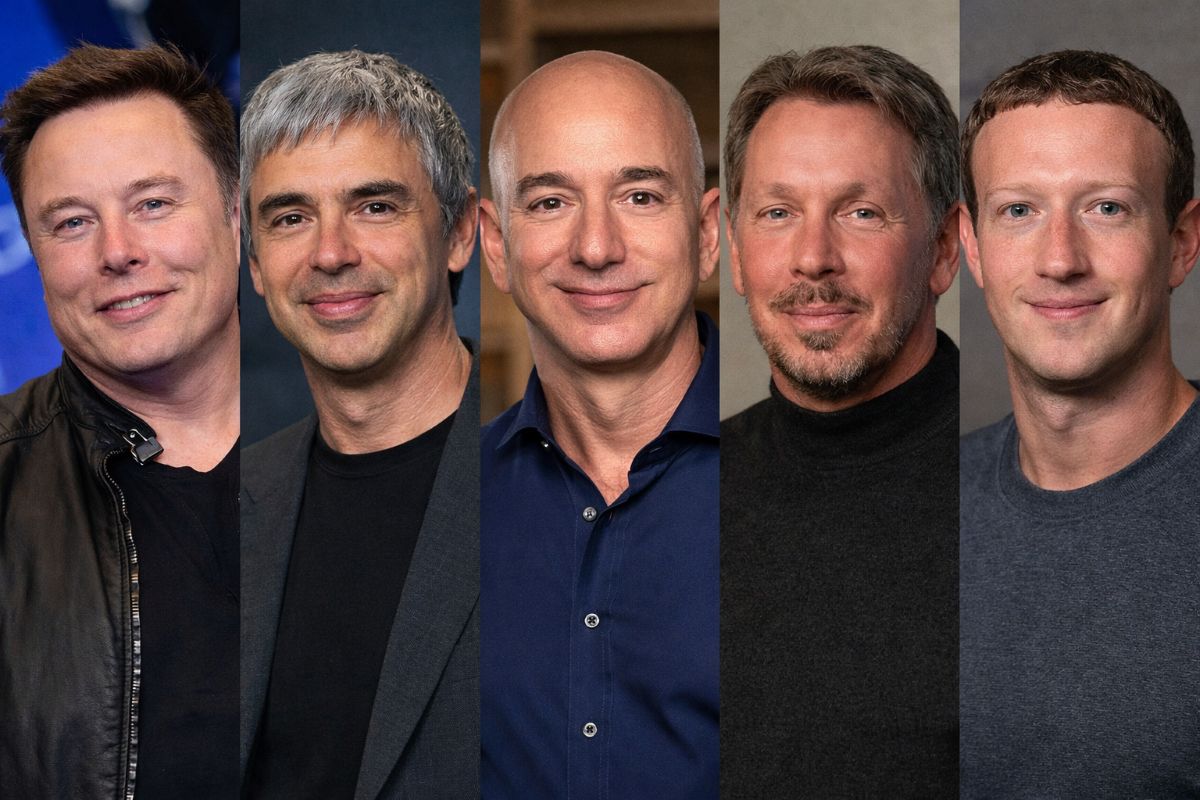 Portraits of the 5 richest billionaires in the world in 2026, Elon Musk continues to hold the No. 1 position Graphics: Minh Huy