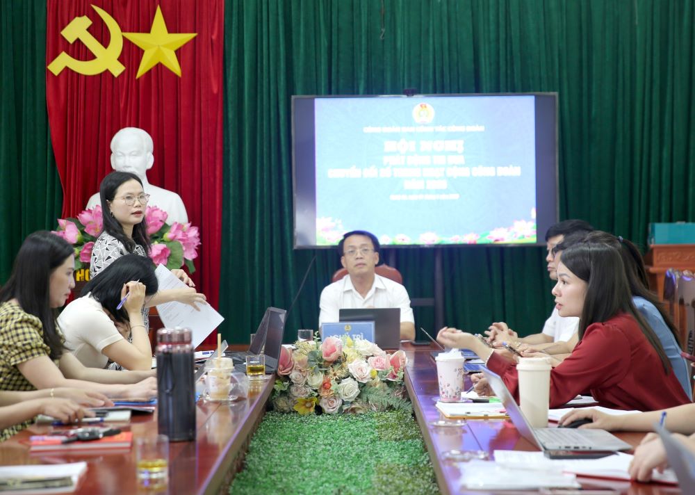 Nghe An Labor Federation organizes periodic activities, focusing on improving the quality of trade union activities and promoting digital transformation. Photo: Nghe An Trade Union