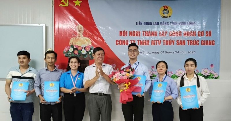 Thành lập Công đoàn cơ sở Công ty Phúc Thịnh với 68 đoàn viên