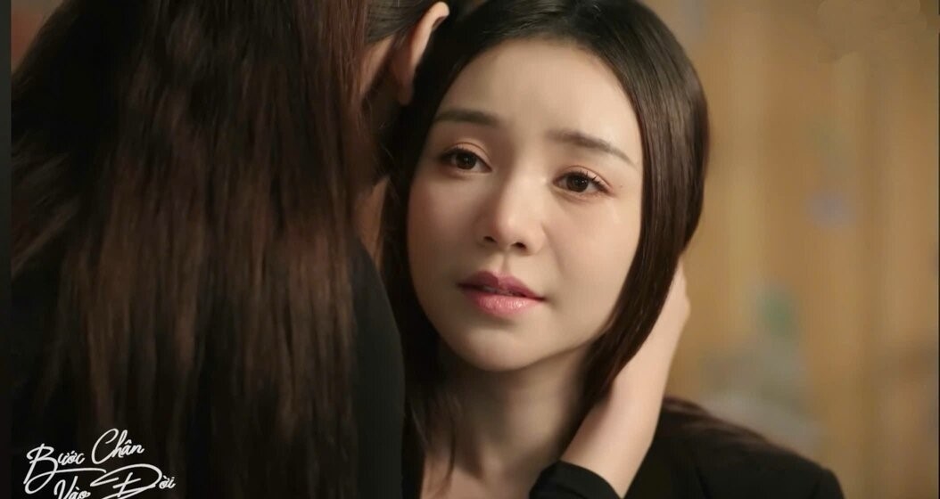 Thuong chose to put on beautiful makeup to say goodbye to Quan. Photo: VFC