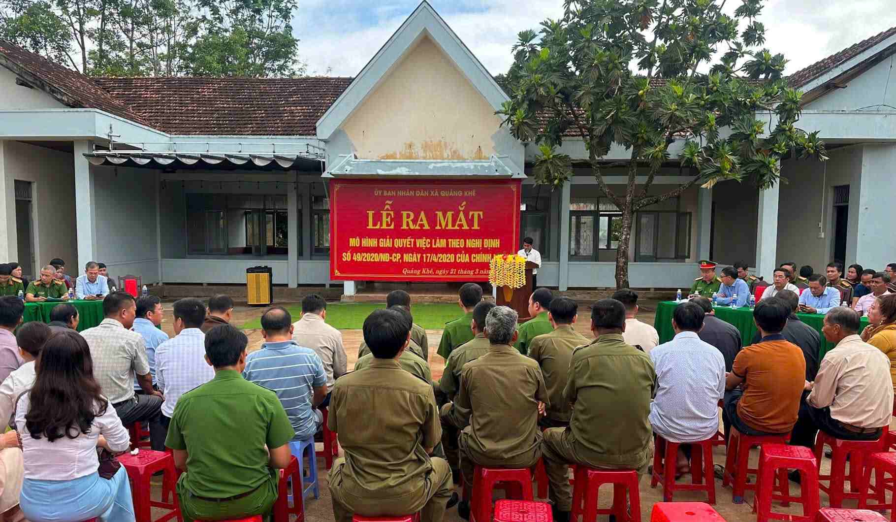 The model of creating jobs for people reintegrated into the community in Lam Dong is bringing many positive results. Photo: Hoang Thanh