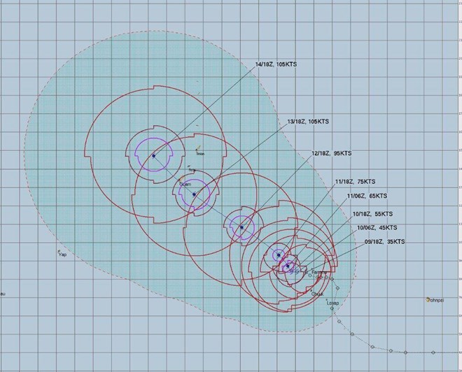 Bão Sinlaku hình thành, có thể trở thành cơn bão mạnh nhất từ đầu mùa
