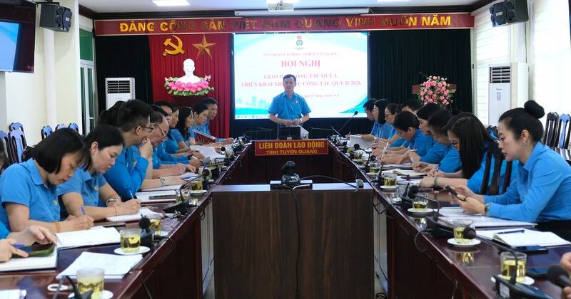 Tuyên Quang thành lập thêm 6 công đoàn cơ sở trong quý I/2026