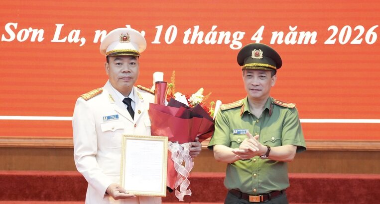 Son La Provincial Police have a new Deputy Director. Photo: Son La Provincial Police