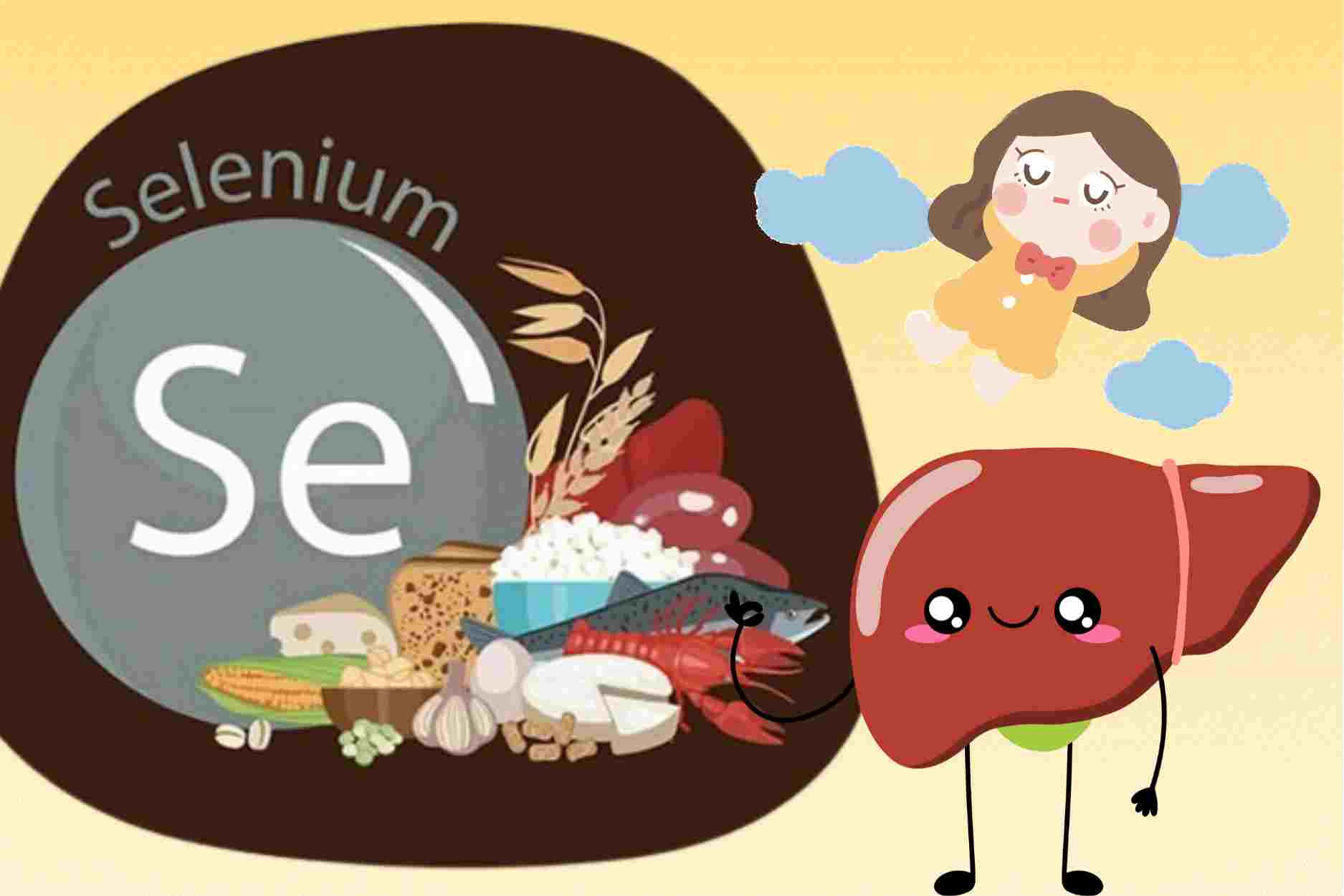 Foods rich in selenium support the liver, helping to cool down on hot sunny days