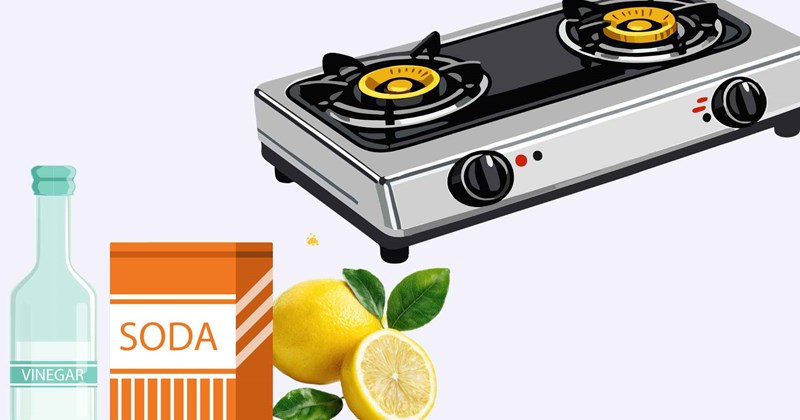 Mẹo loại bỏ vết dầu mỡ lâu ngày trên bếp gas