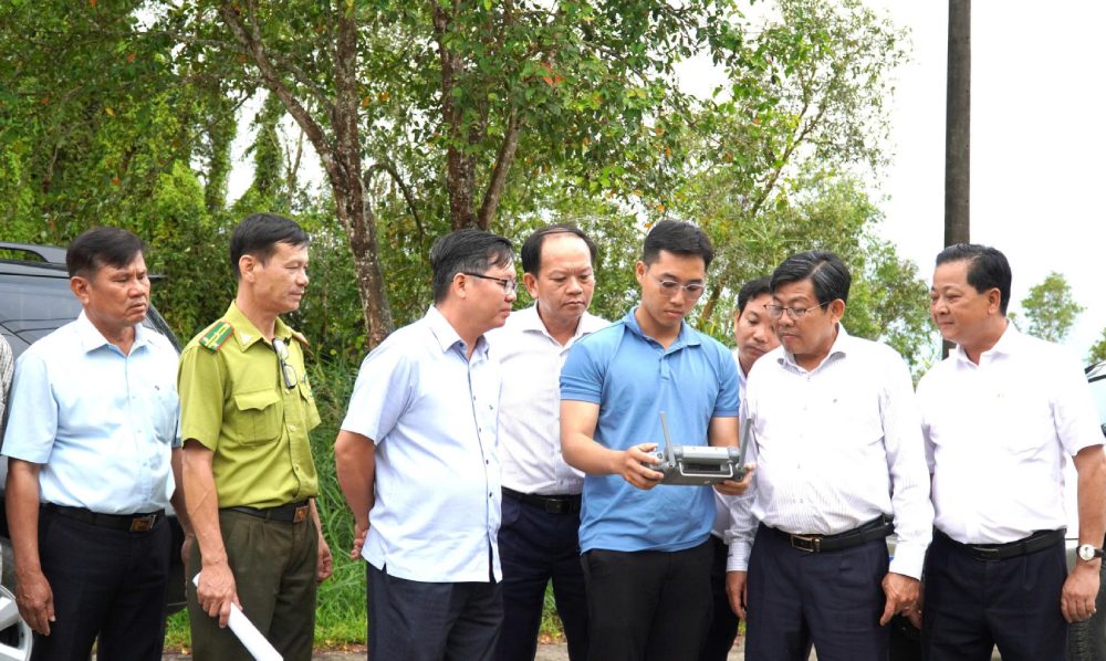 U Minh Thuong National Park applies SMART software and camera surveillance system in management, protection, and forest fire prevention and fighting. Photo: Van Si
