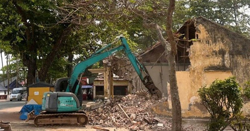 Đồ Sơn: Tháo dỡ loạt công trình xuống cấp tại khu vực nhà hàng Hoa Phượng