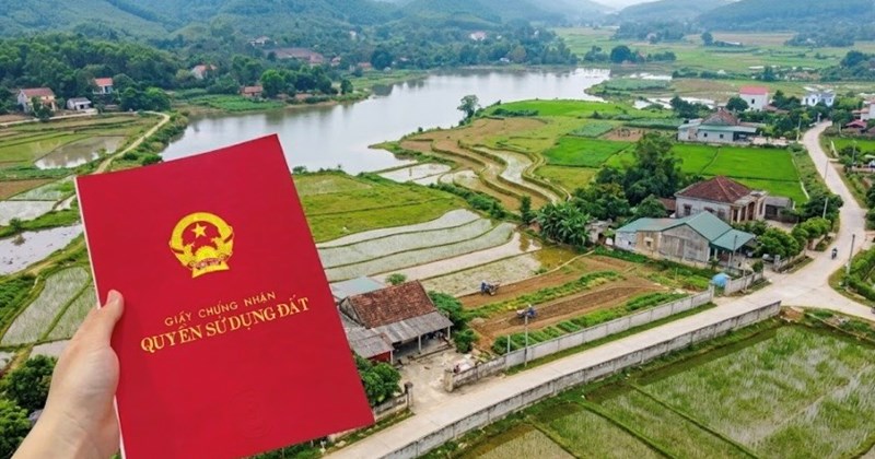 Mua đất của dân, số tiền trả được tính khi làm sổ đỏ
