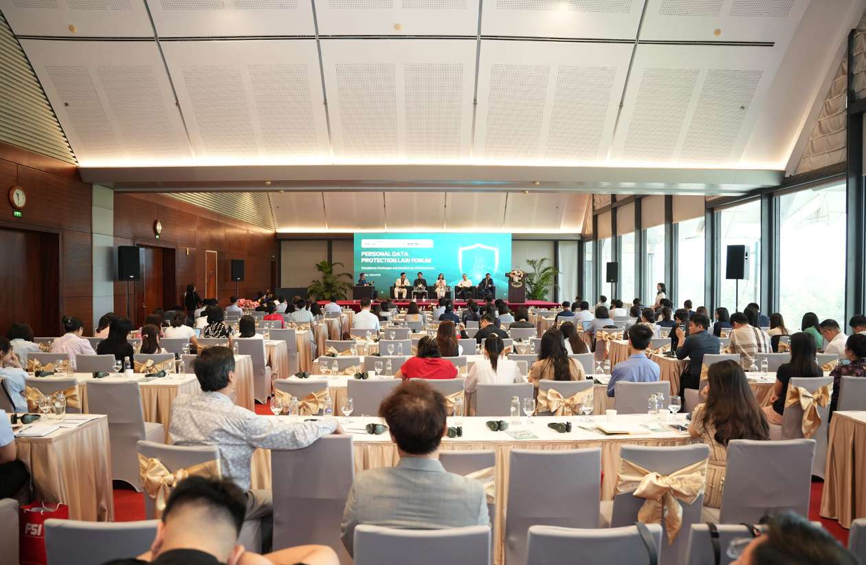 Diễn đàn “Luật bảo vệ dữ liệu cá nhân: Thách thức và giải pháp tuân thủ cho doanh nghiệp FDI”. Ảnh: FSI DDS