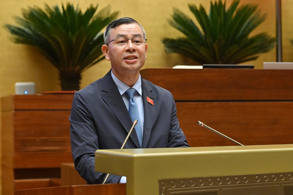 Bộ trưởng Bộ Tài chính Ngô Văn Tuấn. Ảnh: Phạm Đông